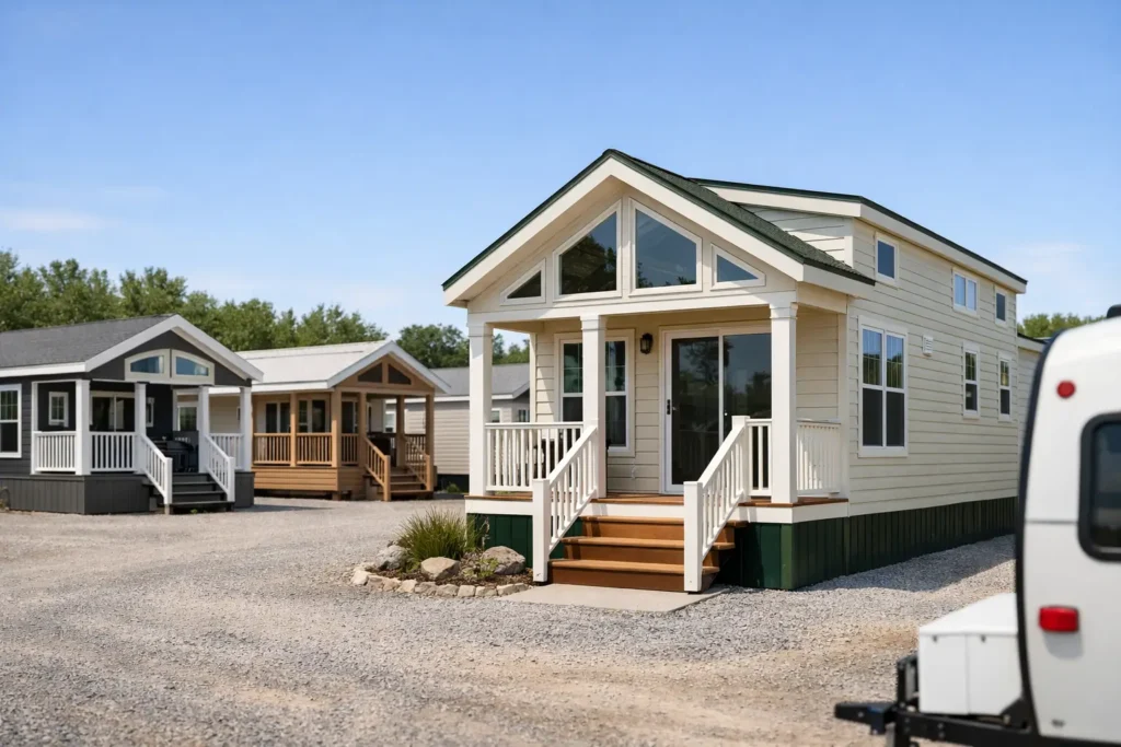In Stock RV Park Model Homes Ready for Your Next Move