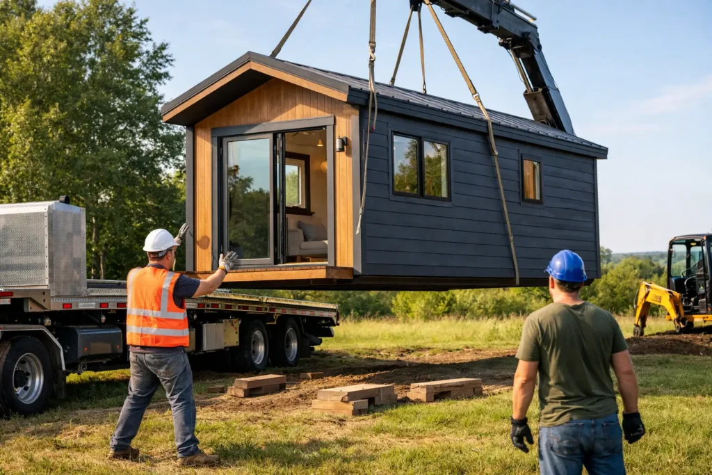 Tiny Home Delivery and Setup Made Simple